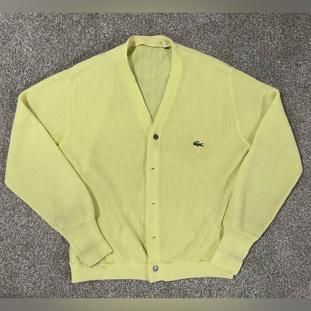 Vintage Lacoste Cardigan Button UpSweater S/M